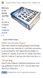 Mobile Screenshot of infinitejest.wallacewiki.com